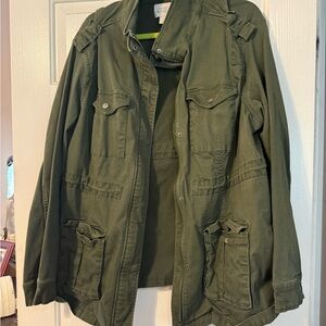 Market & Spruce Dark Green Jacket